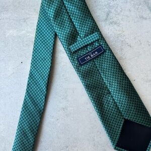 The Tie Bar Teal Checkered Men's Tie